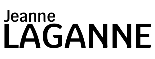 Logo du site de Jeanne Laganne, lettrage